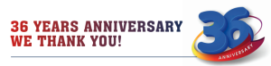 Our 36th Anniversary – We Thank You!